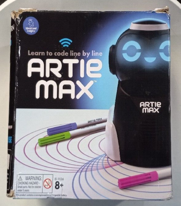 Educational Insights Artie Max The Coding Drawing Robot STEM Toy – Open Box
