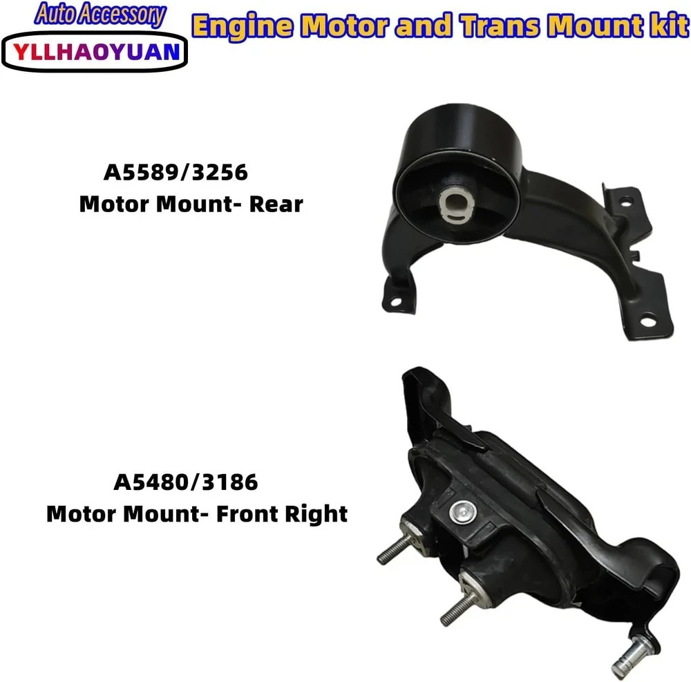 Engine Motor Mount 4pcs for 2011-2017 Do-dge Grand Caravan 3.6L 2012-15 Ram C…