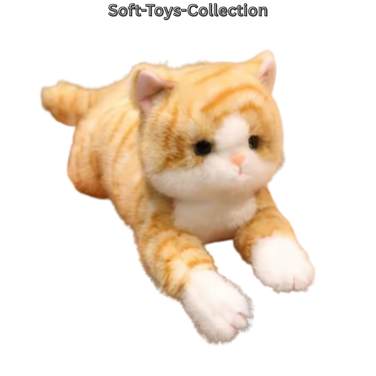 12in Realistic Cat Plush Toy Soft Stuffed Animal Kitty Kids Gift