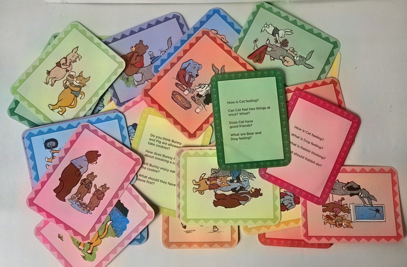 I Heard Your Feelings Conversation Cards – Reading for Emotional Development