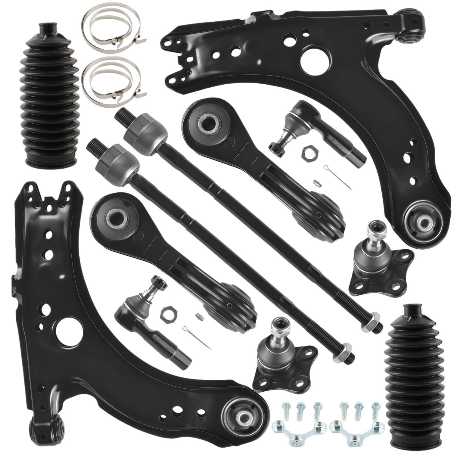 KAYULONE Front Lower Control Arm w/Ball Joint Fit for Volkswagen Golf 99-04,…