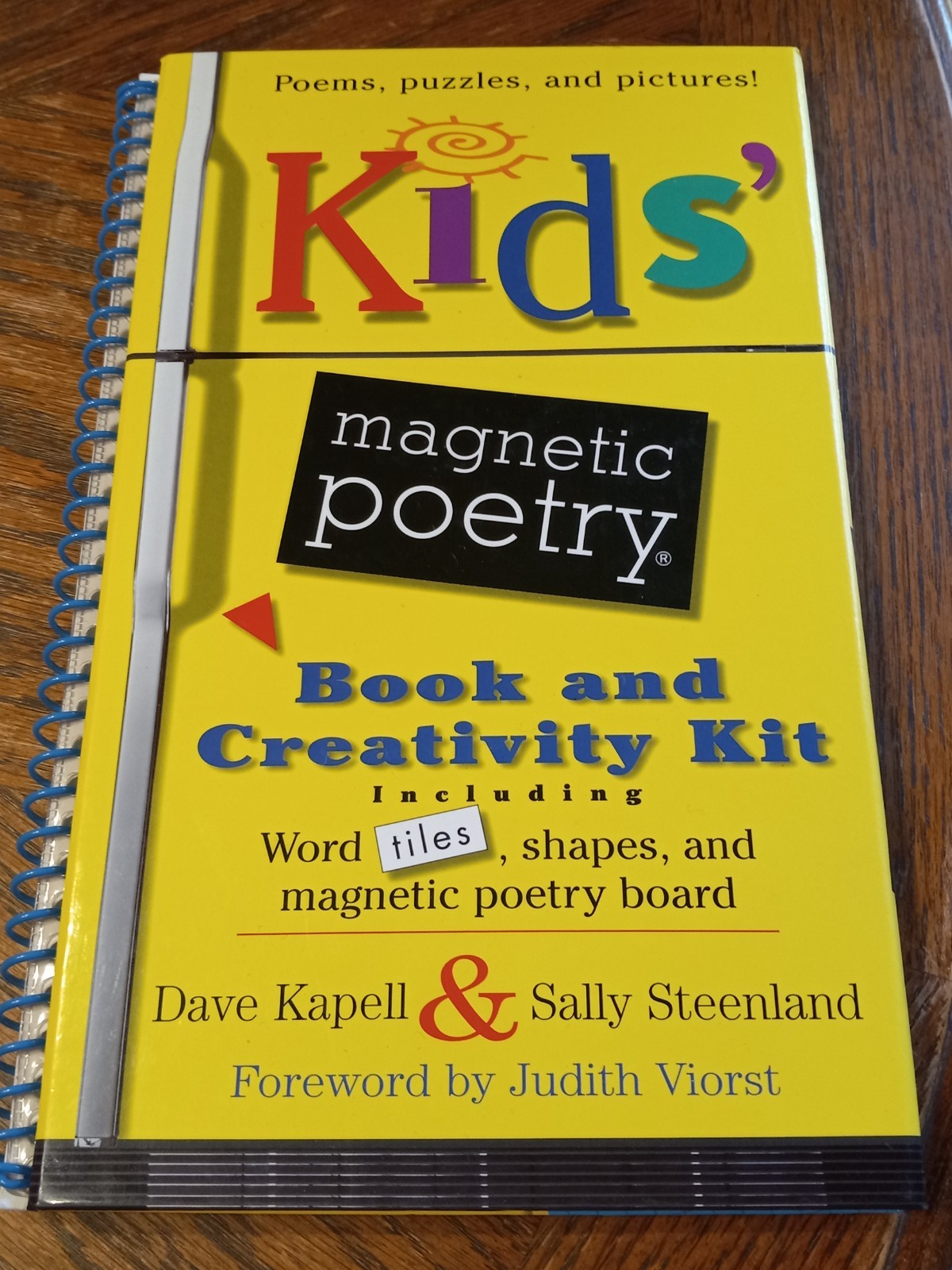 Kids Magnetic Poetry Book and Creativity Kit for ages 9 and up BRAND NEW!!!!