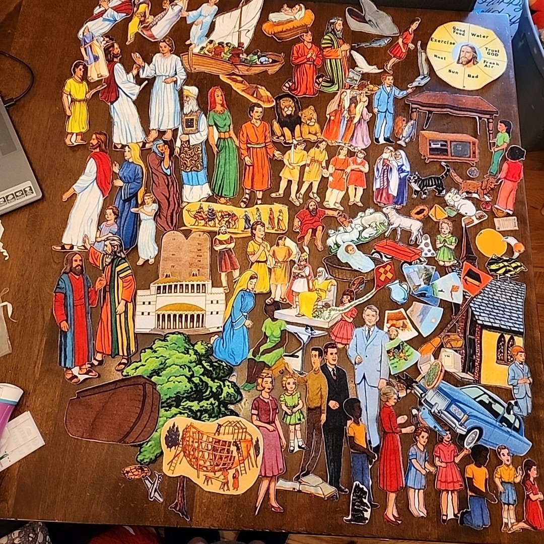 Book Of Mormon Bible Felt Flannel Board Book Stories Pieces Lot Lds Fhe Primary