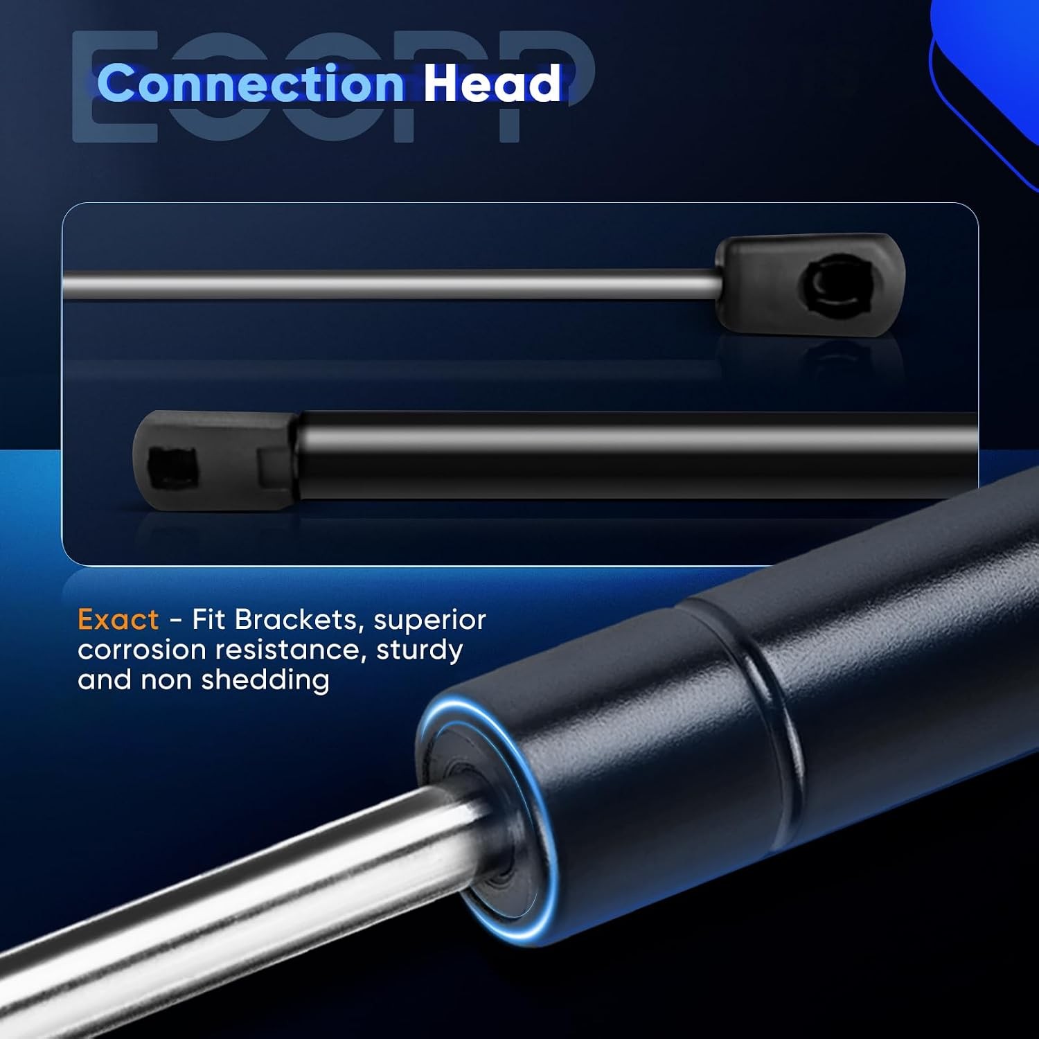 ECCPP 2pcs Liftgate and 2pcs Window Glass Lift Supports Struts for GMC Yukon 150