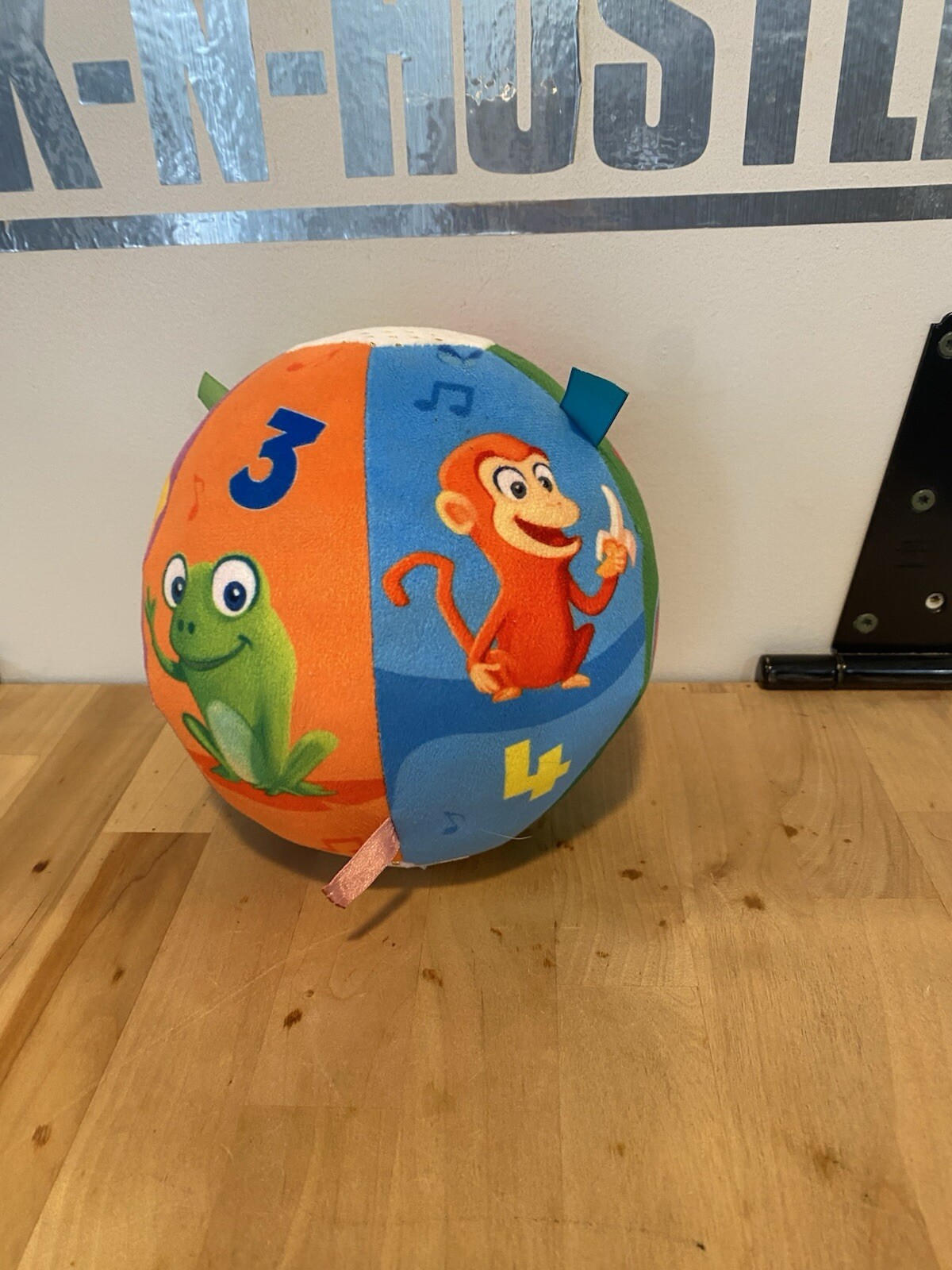 Move2Play Multicolored Ball Infant Toy Monkey Works