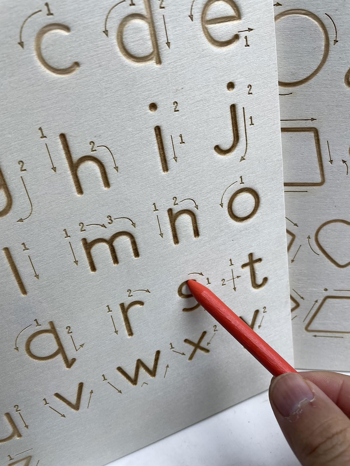 Learn to Write – Number & Letter Tracing Boards for Kids Ages 3-8 Wooden Alph…
