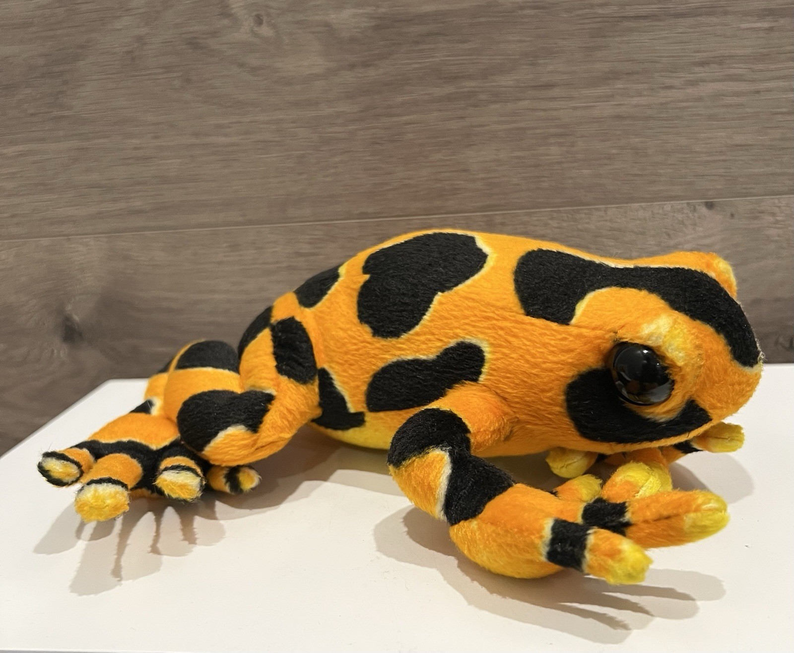 Ganz Orange Poison Dart Frog Stuffed Animal Toy 9″ Long