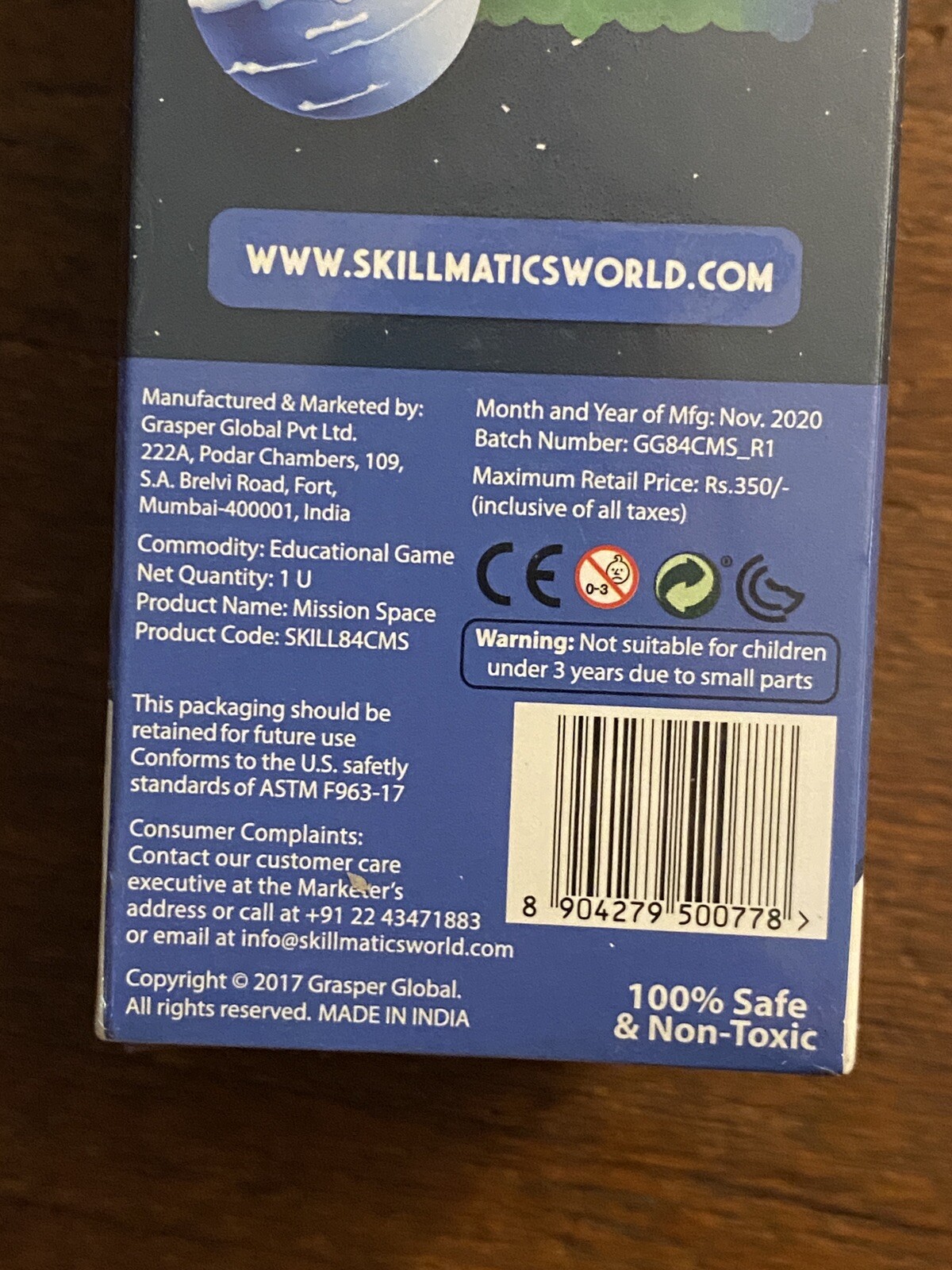 Educational Game Connectors Mission Space Gifts for 6 Years + Skillmatics