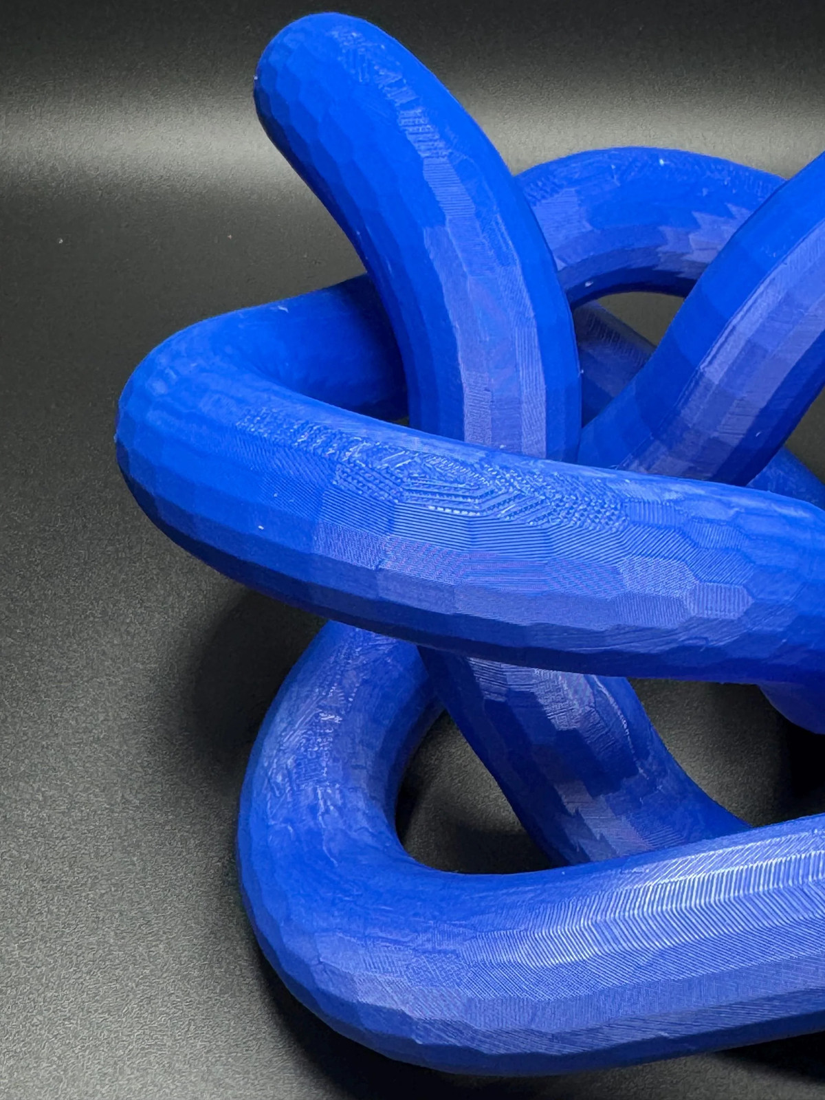 3D Printed 8-19 Knot Art Sculpture – Unique Gift for Home Decor, Modern Art,