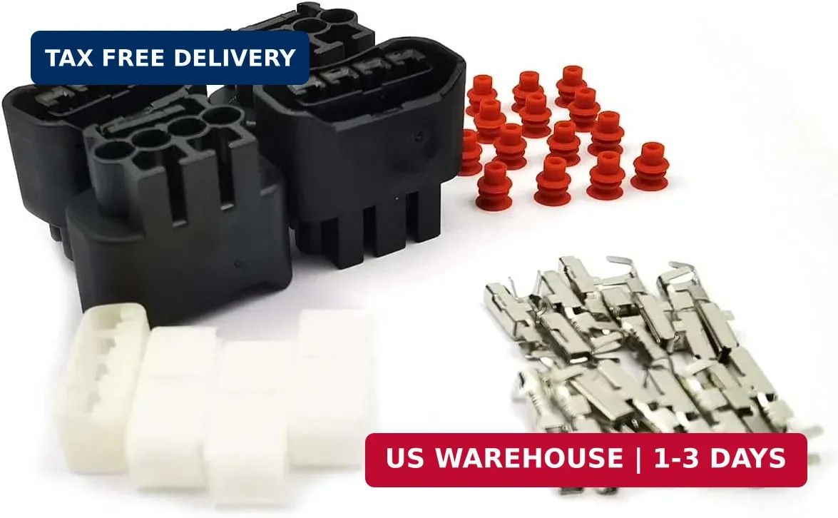 DEVMO 4pcs Ignition Coil Plug Connector Compatible with 2000-2010 Toyota Lexus C