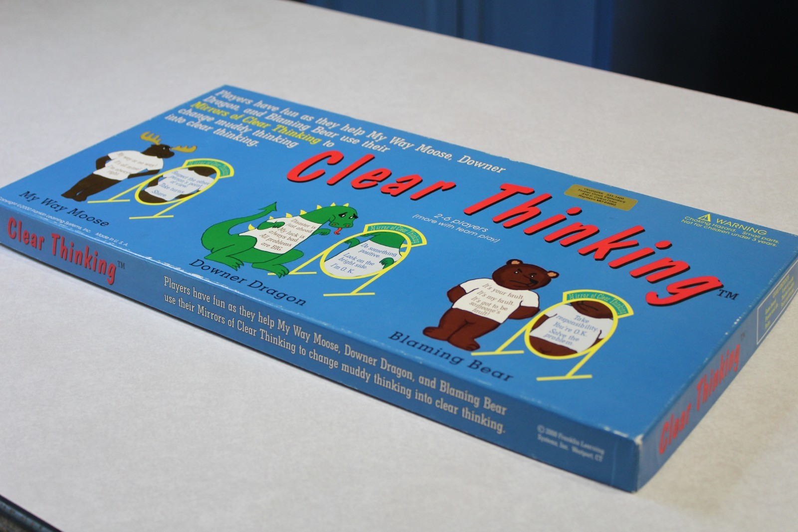 Homeschool Franklin Learning System Clear Thinking Gr 2-5 Interactive Board Game