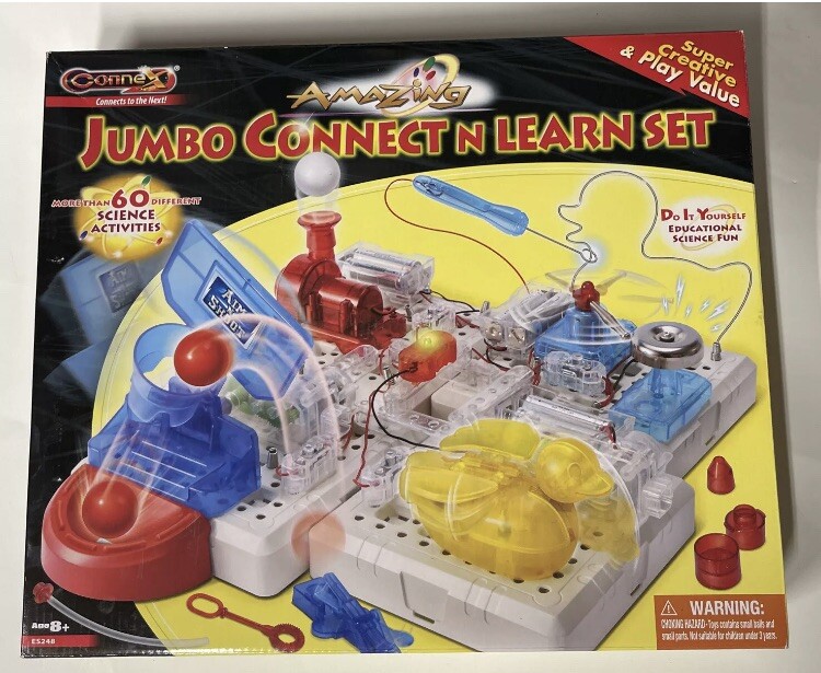 Connex Jumbo connect N Learn Circuit set. Model ES248. Brand New!