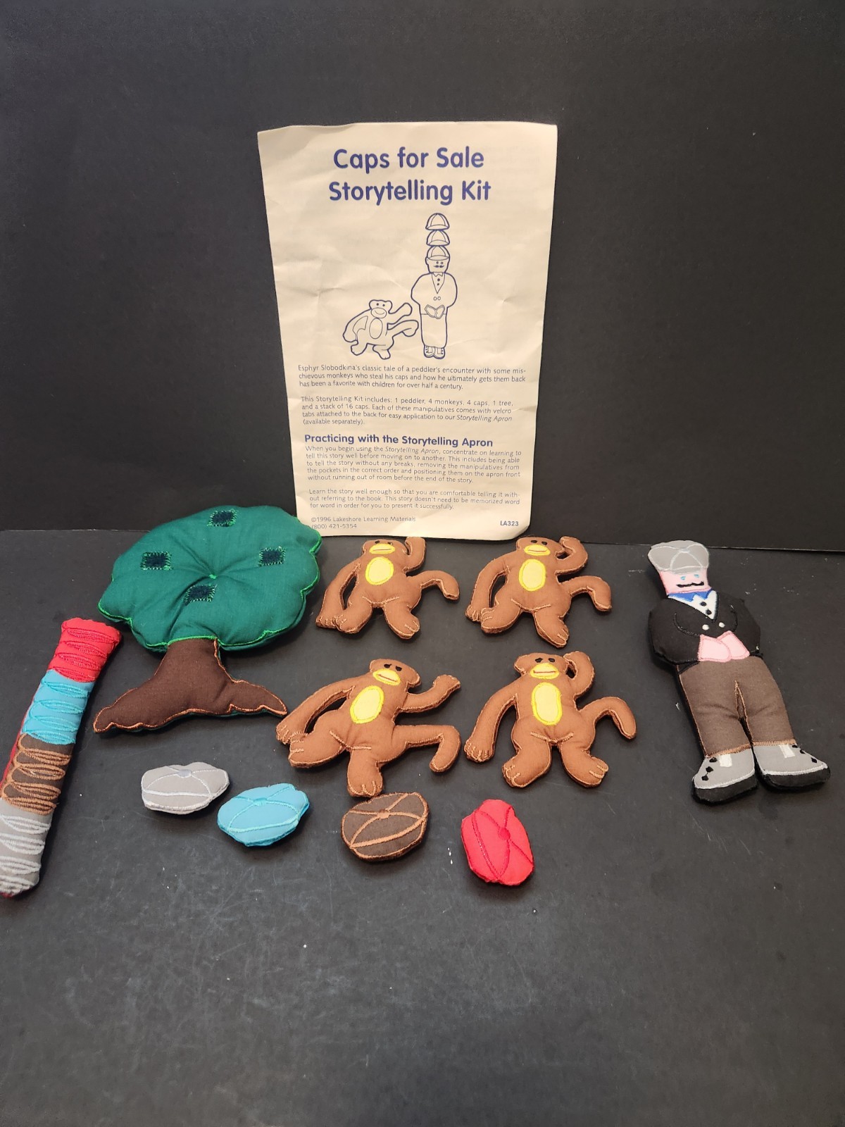 Lakeshore Story Telling kit 1997 Caps For Sale