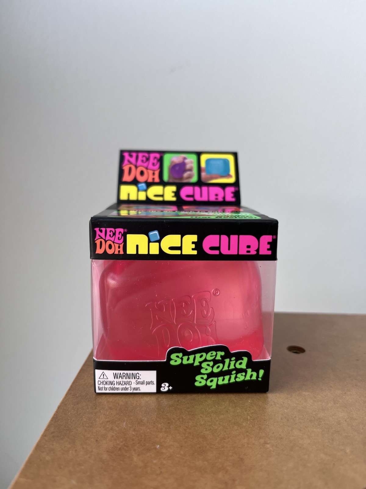 🧊 AUTH NeeDoh Nice Cube PINK Fidget (Ships securely boxed the Next Day Mon-Fri)