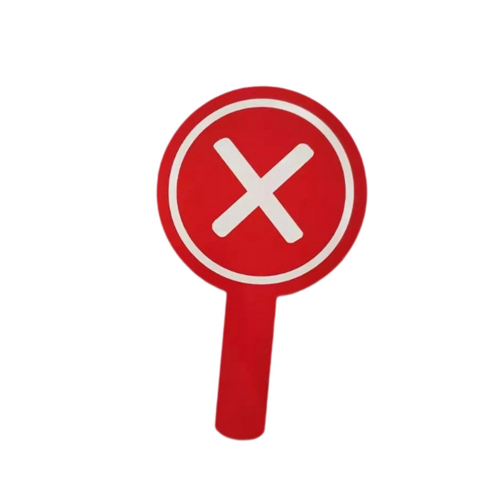 Yes or No Answer Paddle Teacher Event Games Portable Classroom Voting Paddle