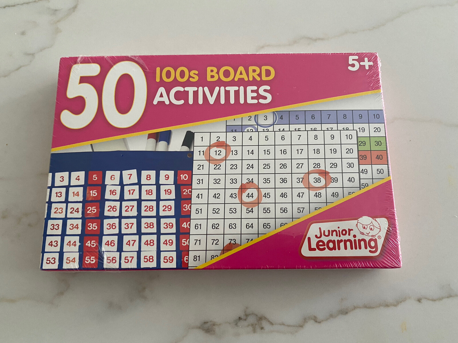 JUNIOR LEARNING 50 100s BOARD ACTIVITIES New In Original Package FREE SHIPPING!!