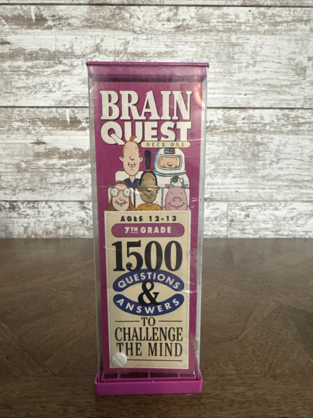 Lot of 2 Brain Quest 7TH Grade 1500 Questions & Answers To Challenge Mind NEW