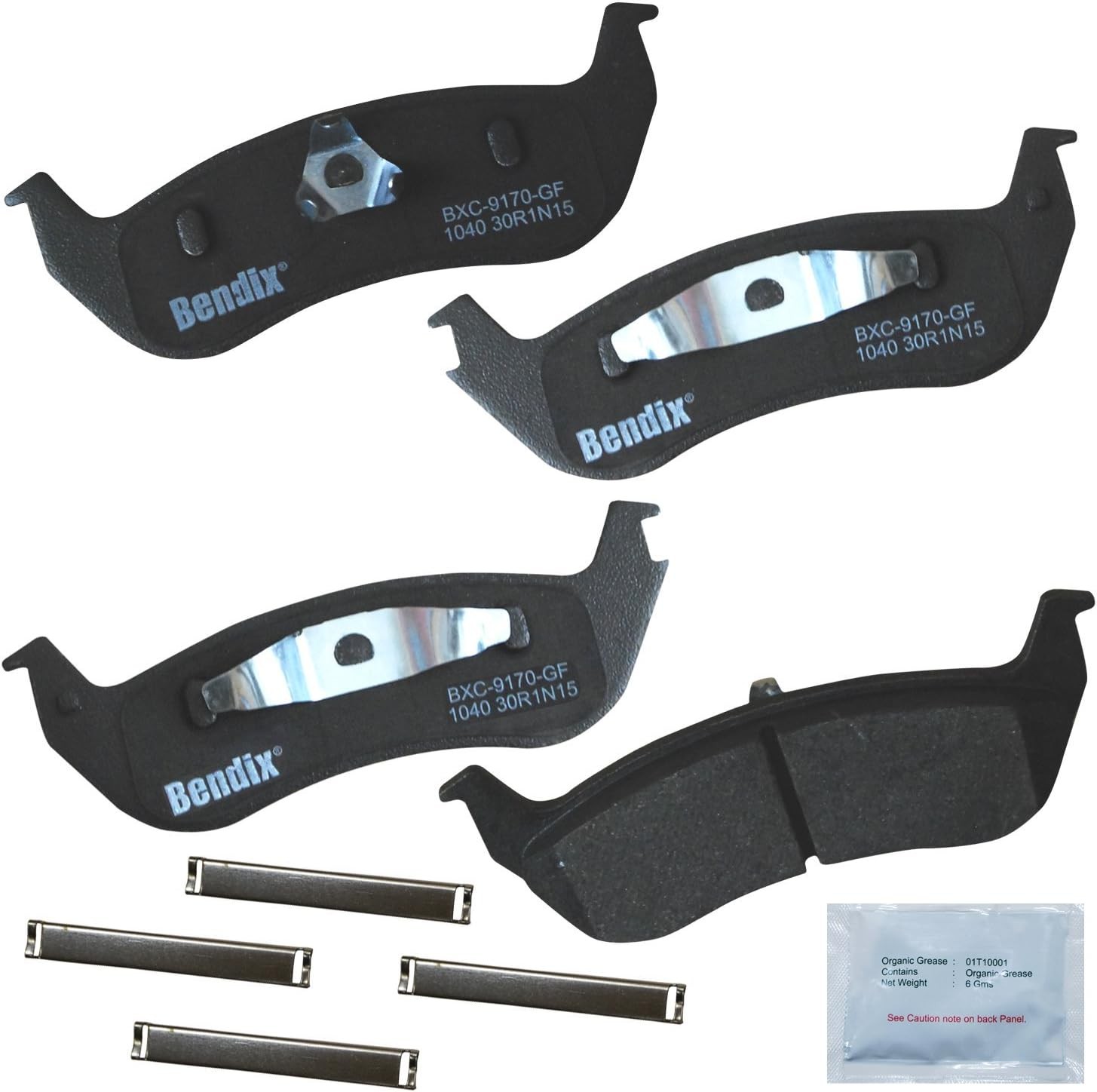 Bendix Priority 1 Ceramic Brake Pads Set For Ford Crown Victoria 2003-2007