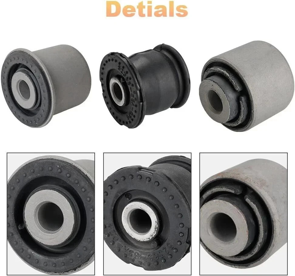 Rear Lower Control Arm Knuckle Bushing Kit Compatible with Honda Civic 2001-2005