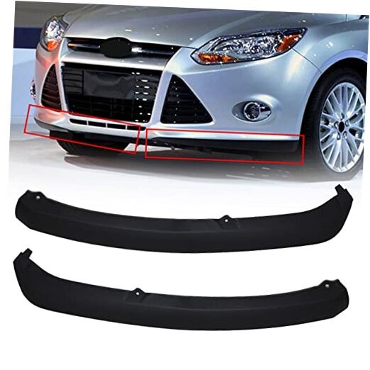 Left & Right Front Bumper Lower Trim Panel Spoiler Replacement for Focus 2012