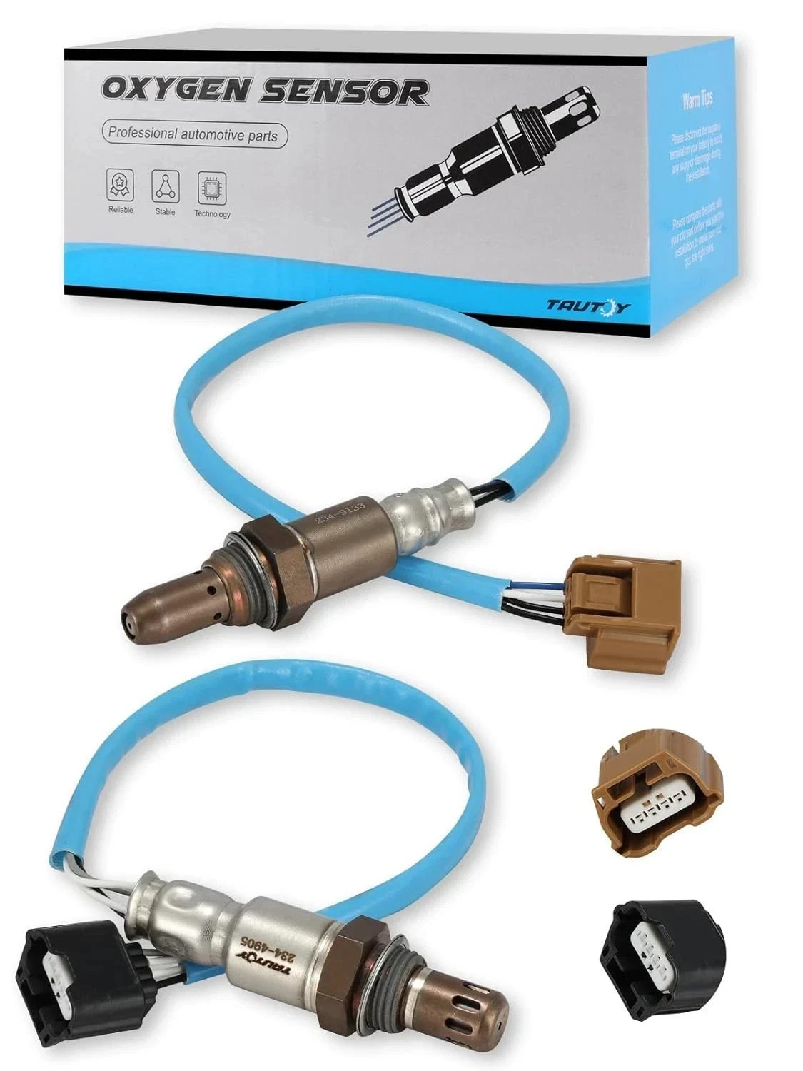 2PCS 234-4905 234-9133 O2 Oxygen Sensor Upstream Downstream (2.5L L4) for Nissan