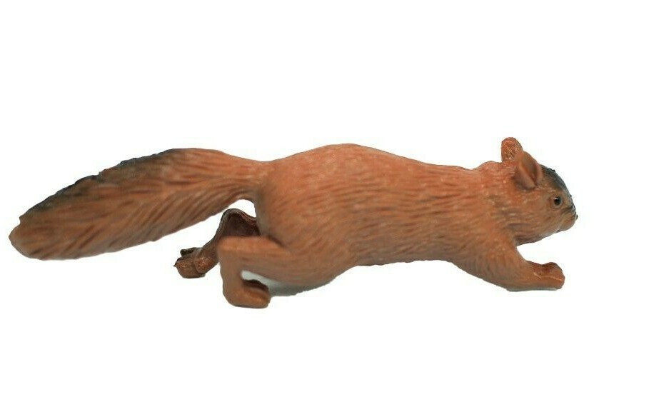 Squirrel, Very Nice Plastic Animal, Realistic Figure, Lifelike Model 3″ F1016