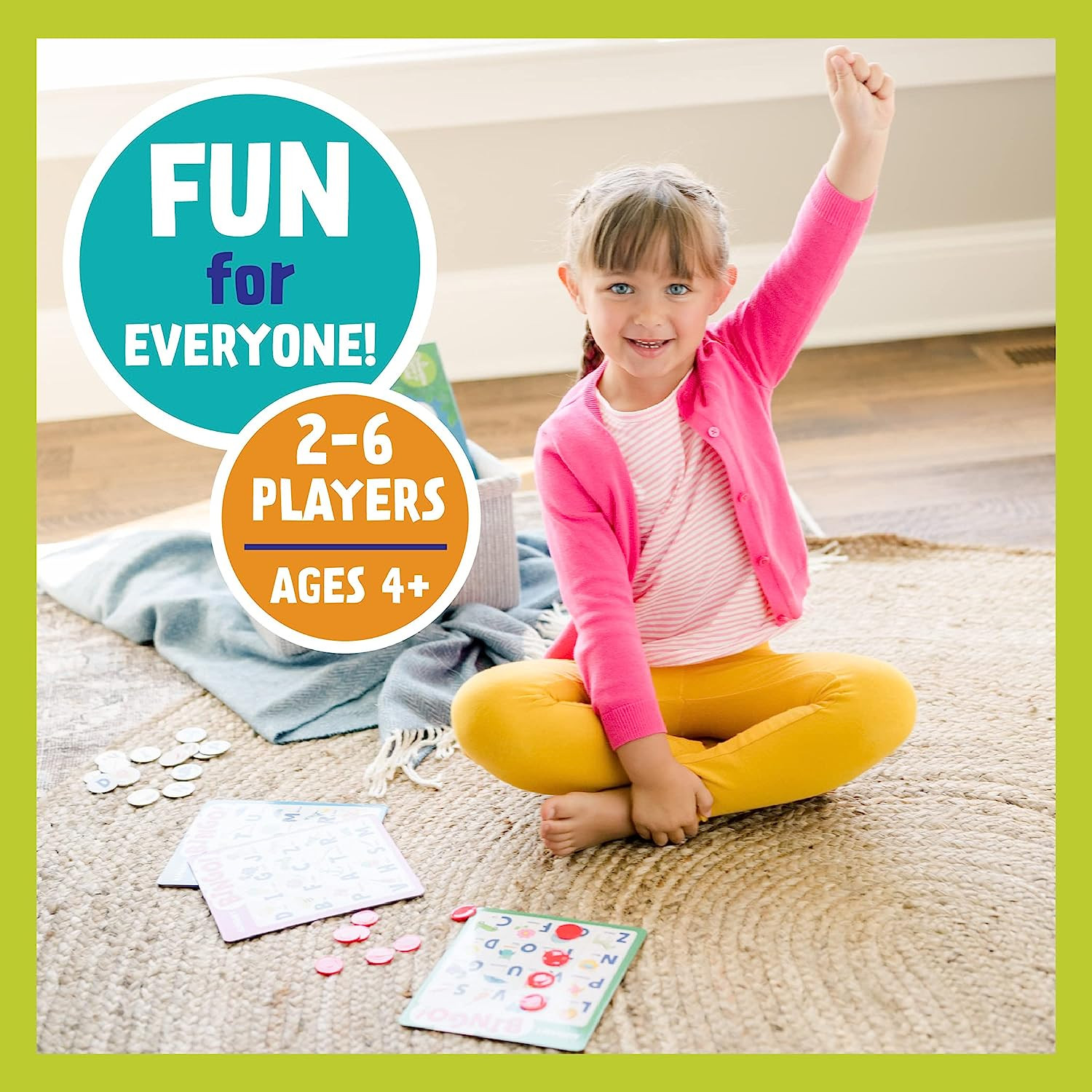 Alphabet Bingo! Letter Learning Educational Board Game