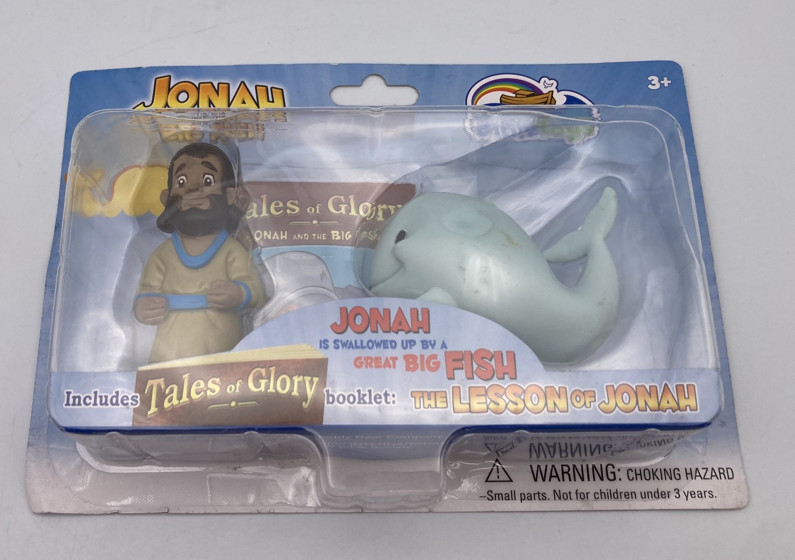 Tales of Glory JONAH & THE WHALE Big Fish 2007 Bible Story Toy Figures NIB