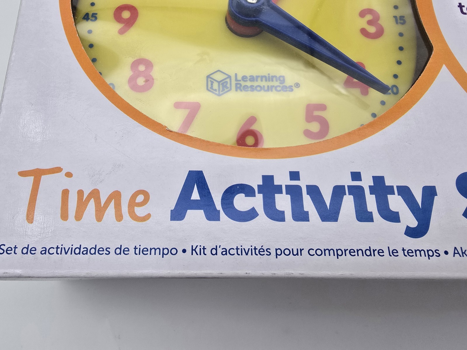 Learning Resources LER3220 Time Activity Set, Age 5+ Analog, K-2, Homeschool