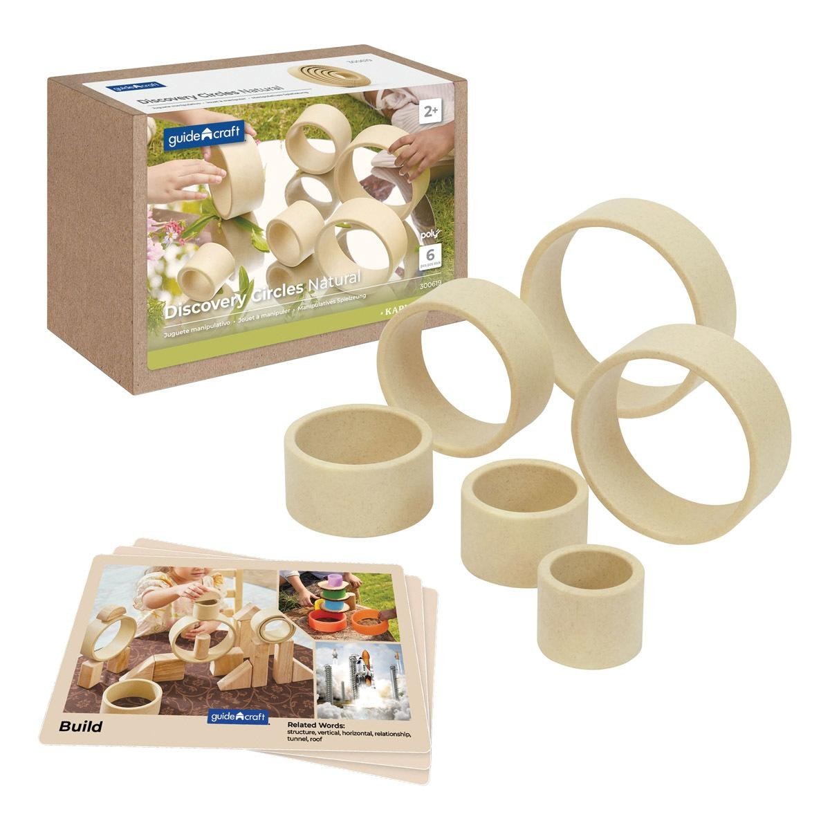 Kaplan Early Learning Discovery Circles – Natural – 6 Pieces