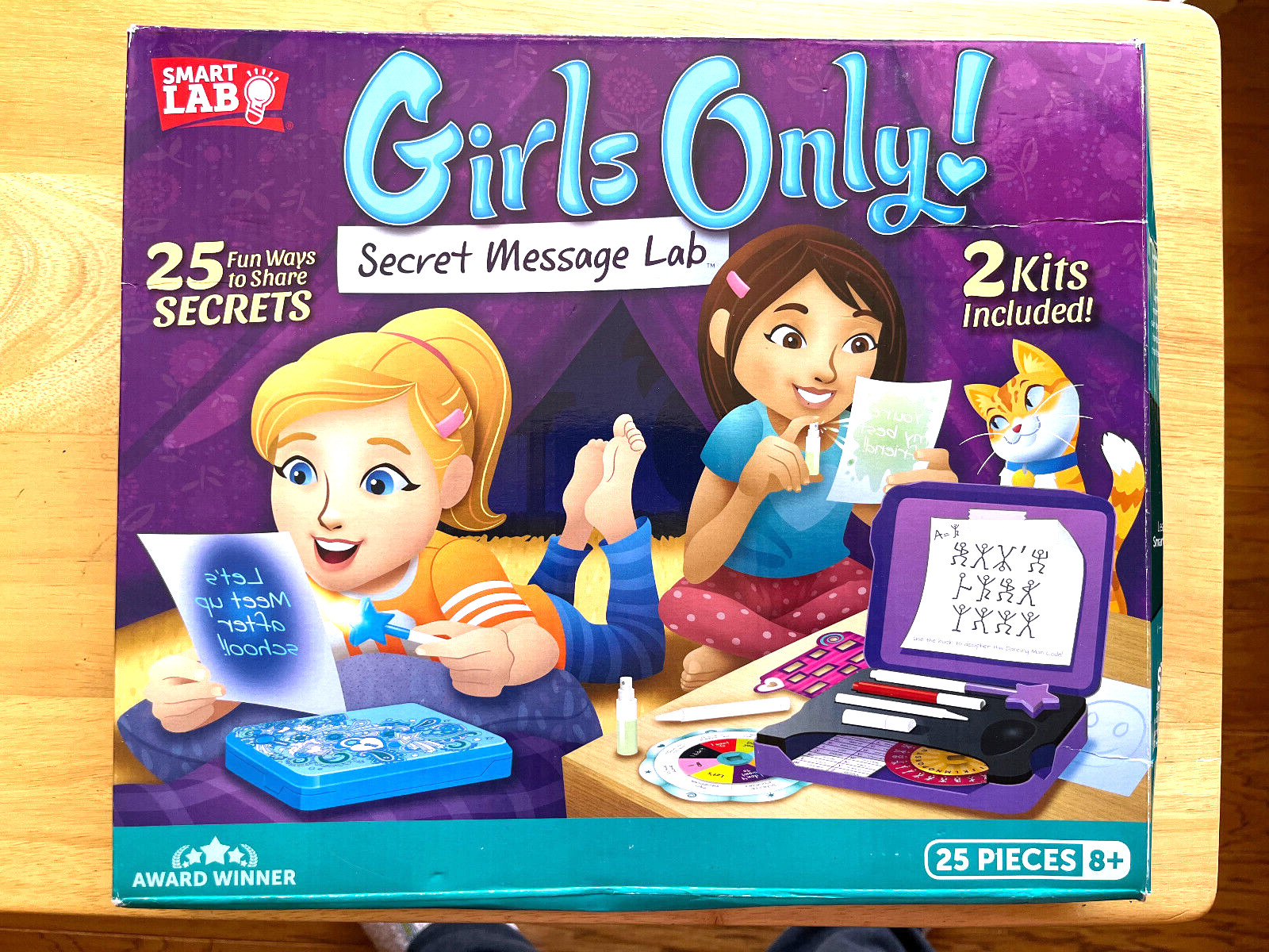 SMART LAB GIRLS ONLY SECRET MESSAGE LAB 2 KITS INCLUDED NEW SEALED STEM TOY