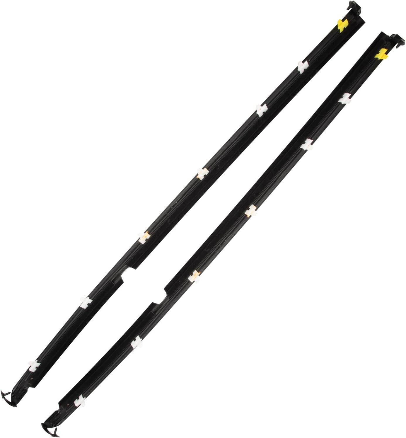 Pair of Weatherstrip Seals Front Driver and Passenger Side Fit for Mazda Miata