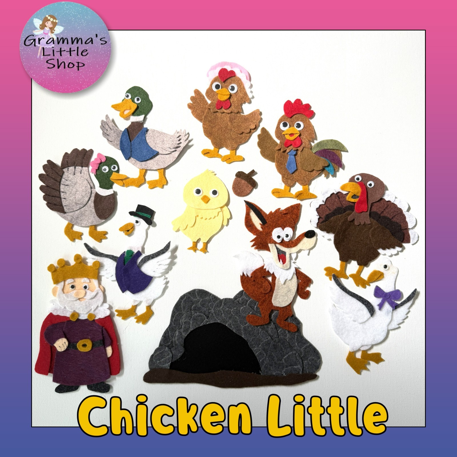 Chicken Little Felt Story Set