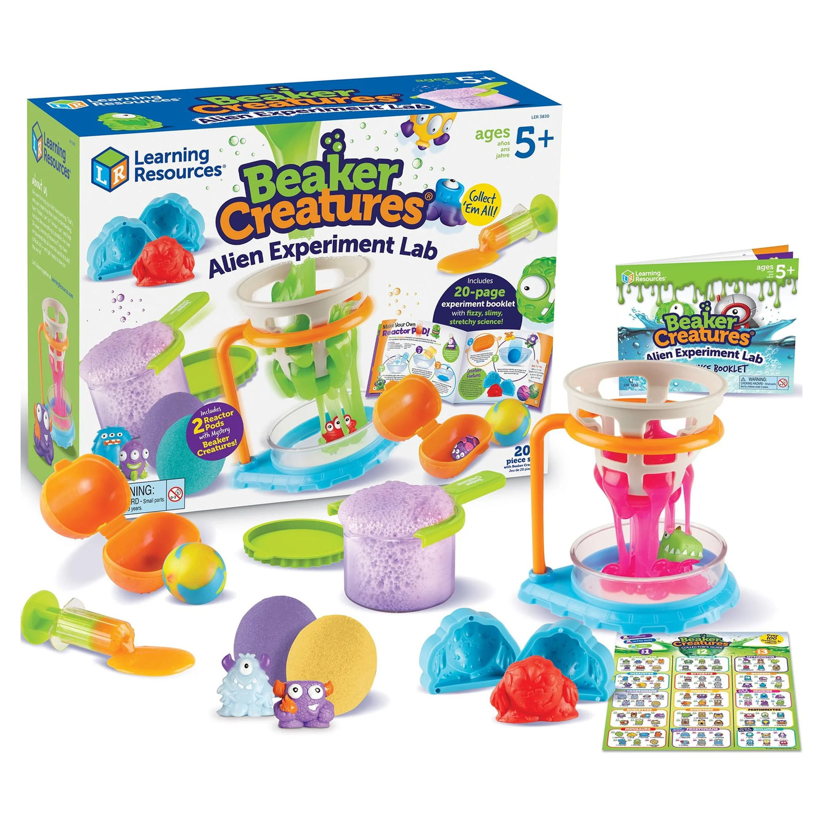 Beaker Creatures Alien Experiment Lab – 18 Pieces Boys and Girls Ages 5, 6, 7+ S