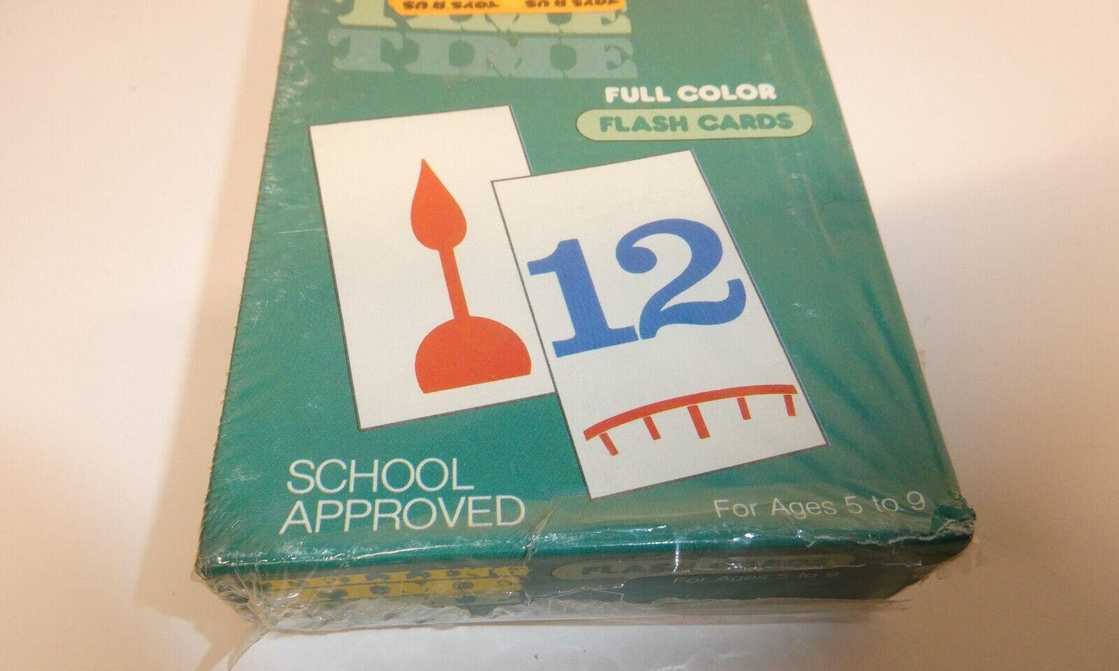 VTG New Sealed #245 Edu-cards Telling Time Flash Cards (Ages 5-9) Toys R Us