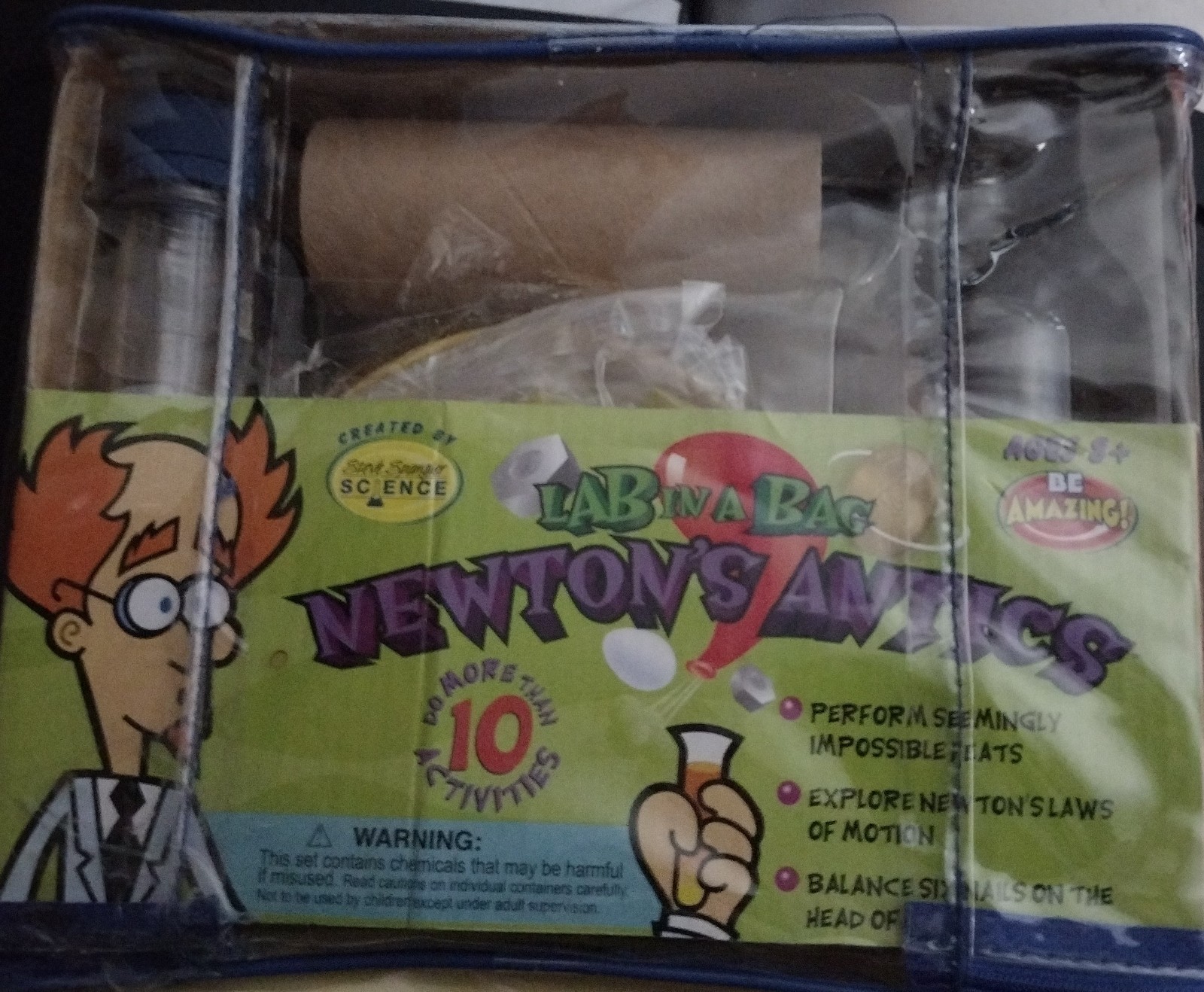 Lab In A Bag Newton’s Antics 10 Plus Activities Science Experiments Scientific