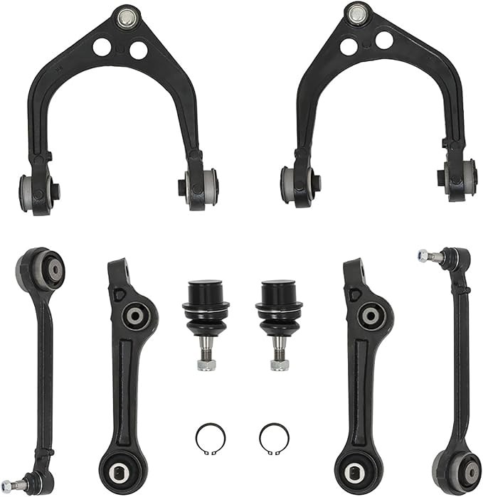 labwork 8pc Front Upper Lower Control Arms Suspension Kit Replacement for