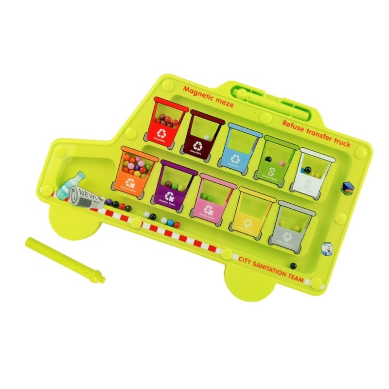 Bead Puzzle Maze Toy for Children Creative Color Sorting Learning Toy