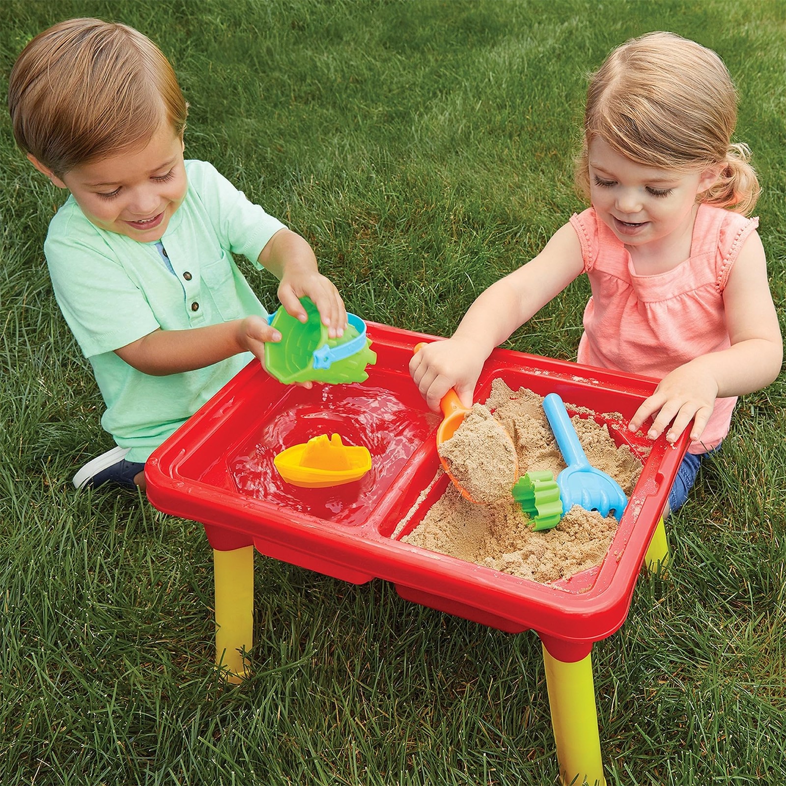 Toddler Sensory Kids 17 x 12.5 x 11 inches, Sand ‘N Splash Activity Table