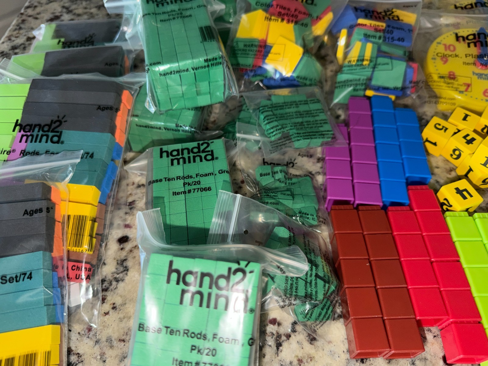 Primary Classroom Math Manipulatives | Grades K, 1, & 2