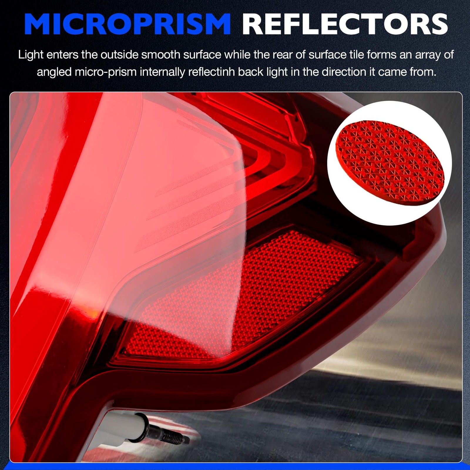 Misakomo LED Tail light Right Compatible with 2020-2023 GMC Acadia SL SLE SLT