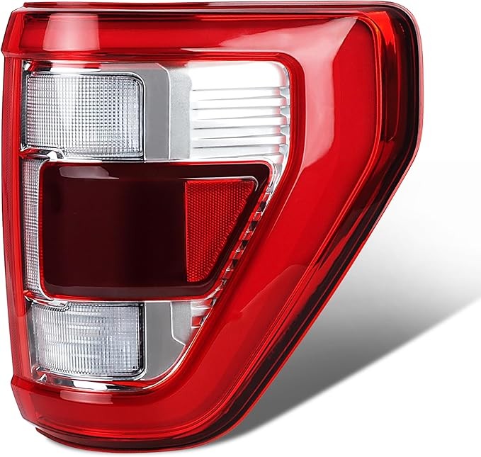 21-23 Ford F150 LED Tail Light Chrome Right Passenger Blind Spot Ready