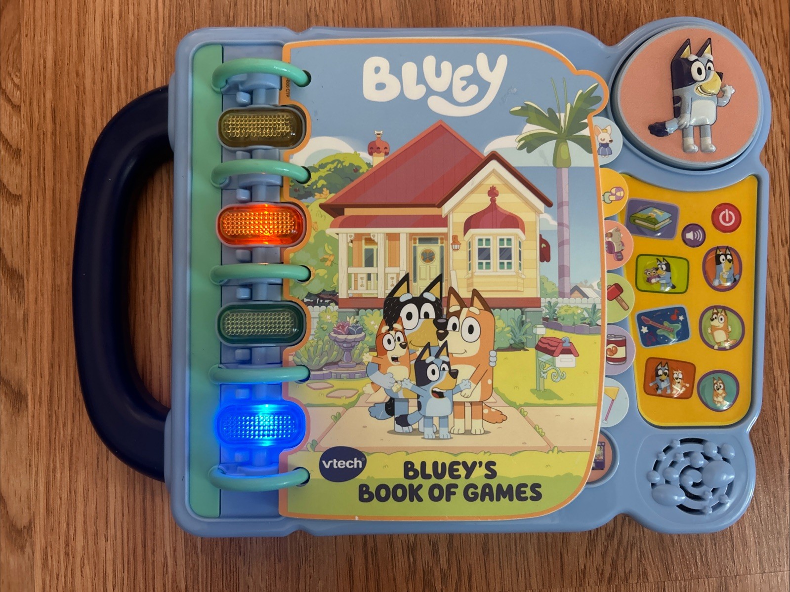 VTech Bluey’s Book of Games Interactive Pretend-Play Book for Preschoolers