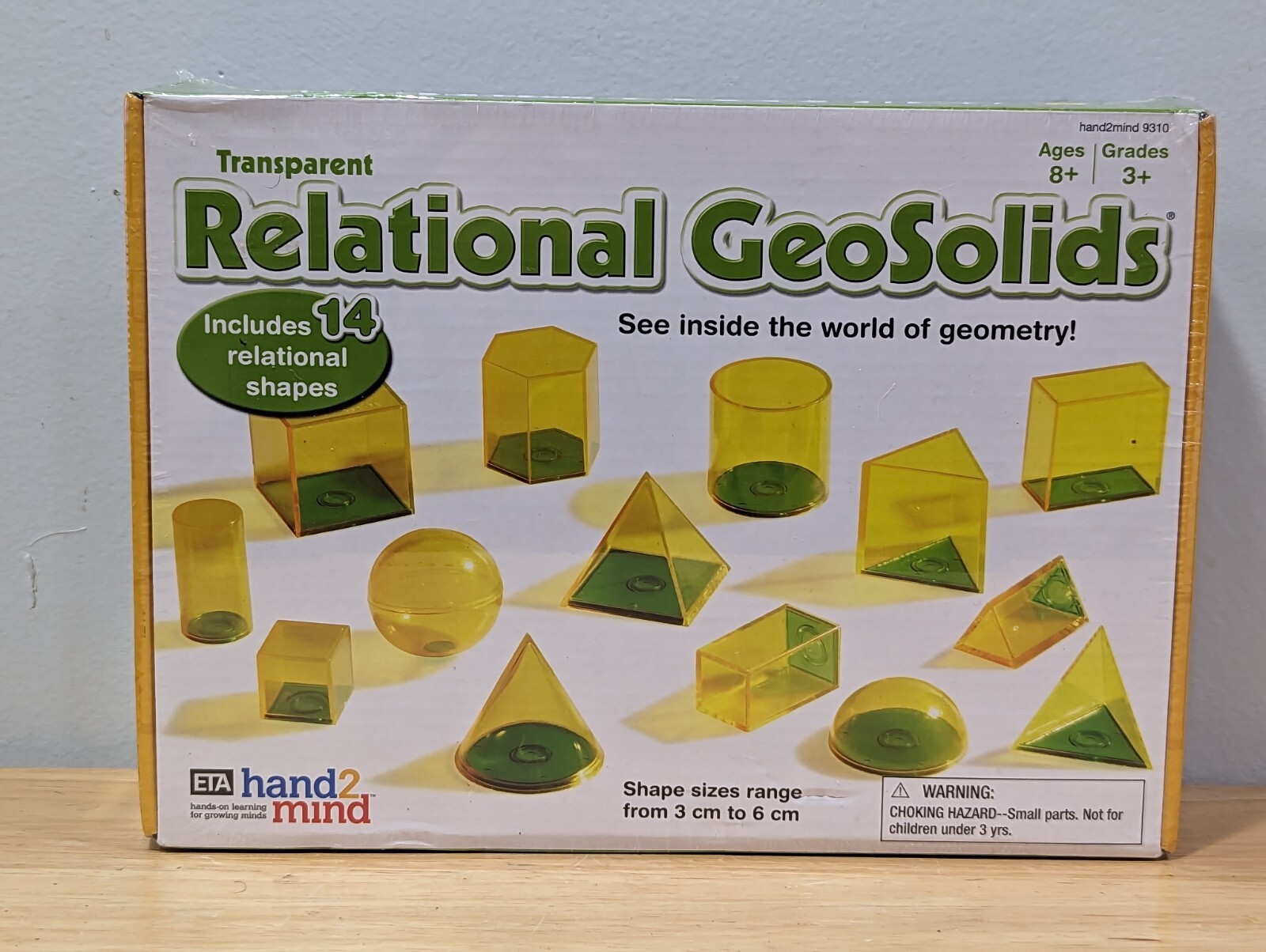 NEW Transparent Relational GeoSolids Geometry Teaching Tool ETA Hand2Mind