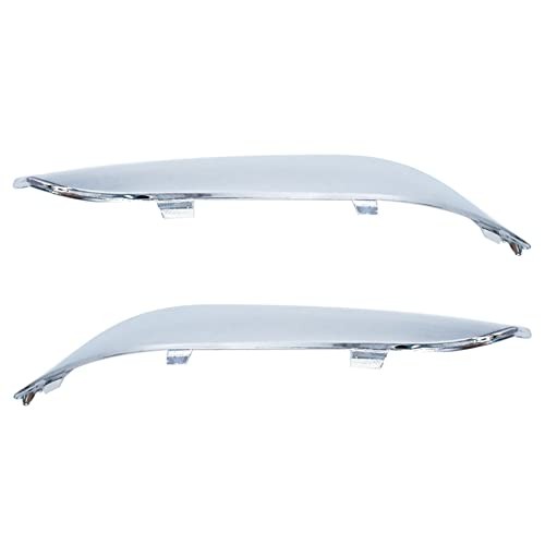 2PCS Front Bumper Molding Chrome Trim Left and Right Replacement for 2011 2012