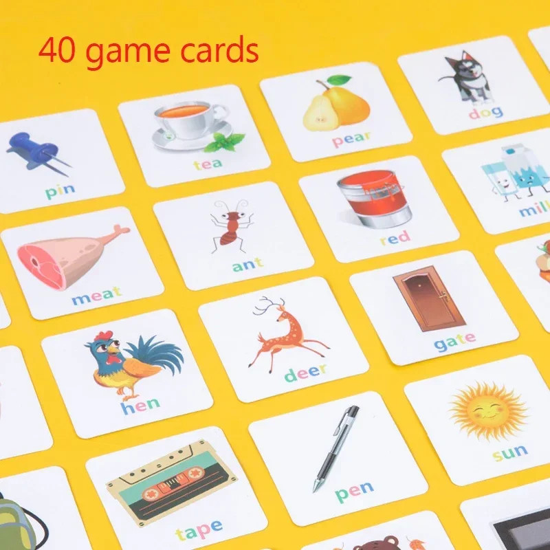 Wooden Word Spelling Game,Alphabet Learning Toy for Preschool Boys and
