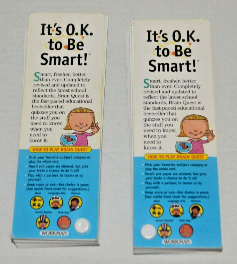 Brain Quest Grade 2 Ages 7-8 Two decks with 1000 Questions and Answers