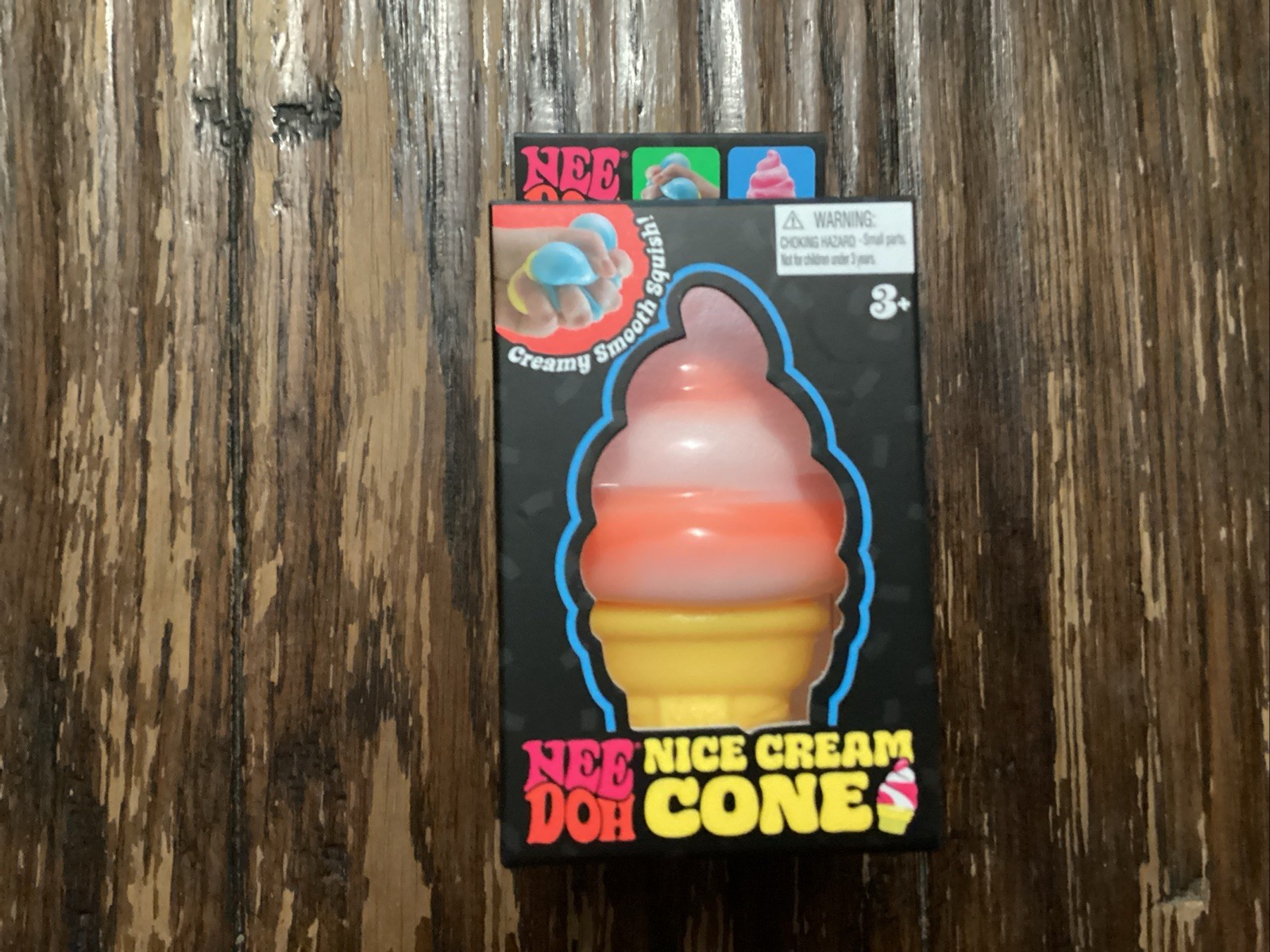 Orange Needoh Nice Cream Cone New in Box Ice Cream FAST SHIPPING Squish toy