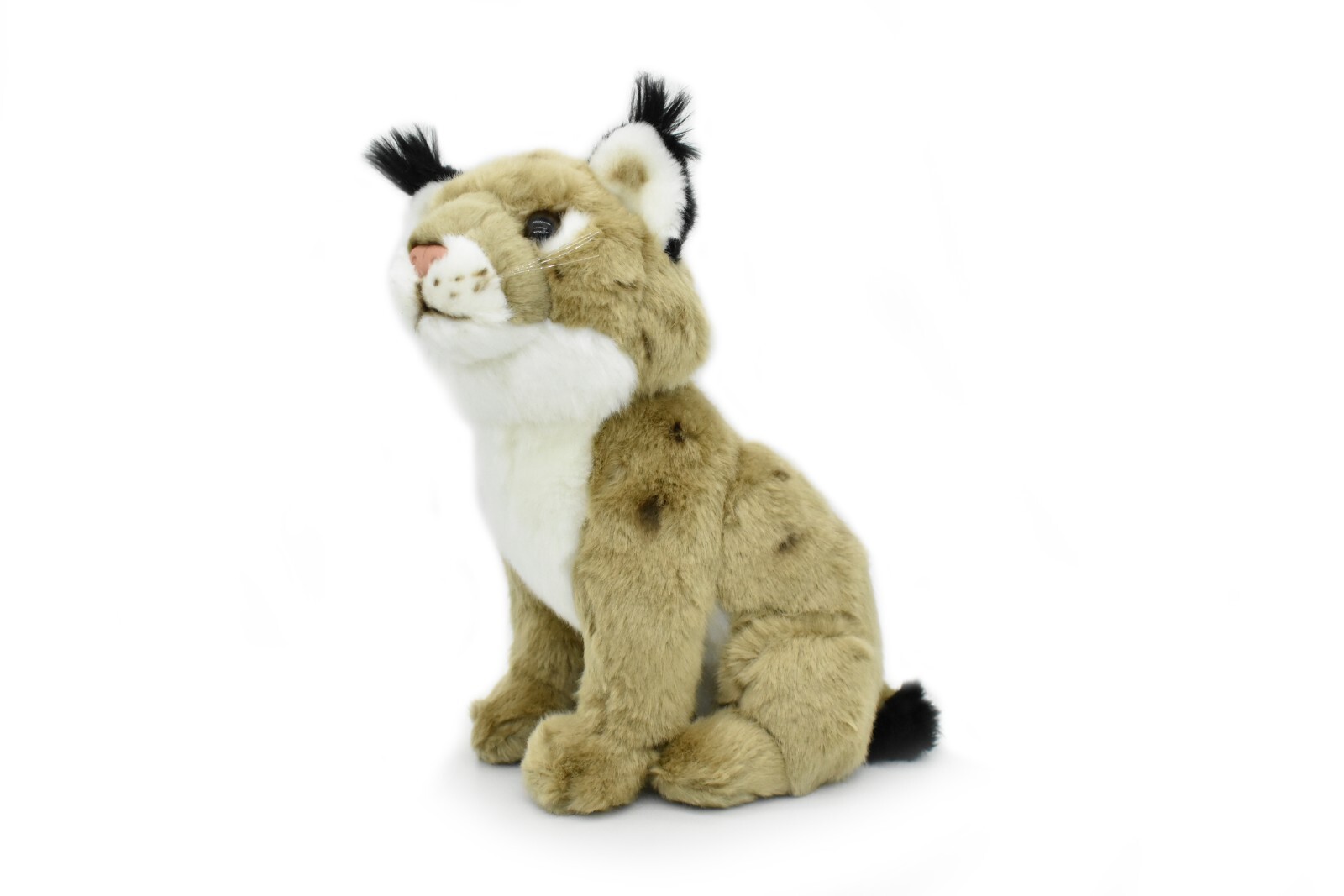 Plush Lynx Toy, Wild Cat, Realistic Stuffed Lynx Cub, Soft, Gift 10″ F4508