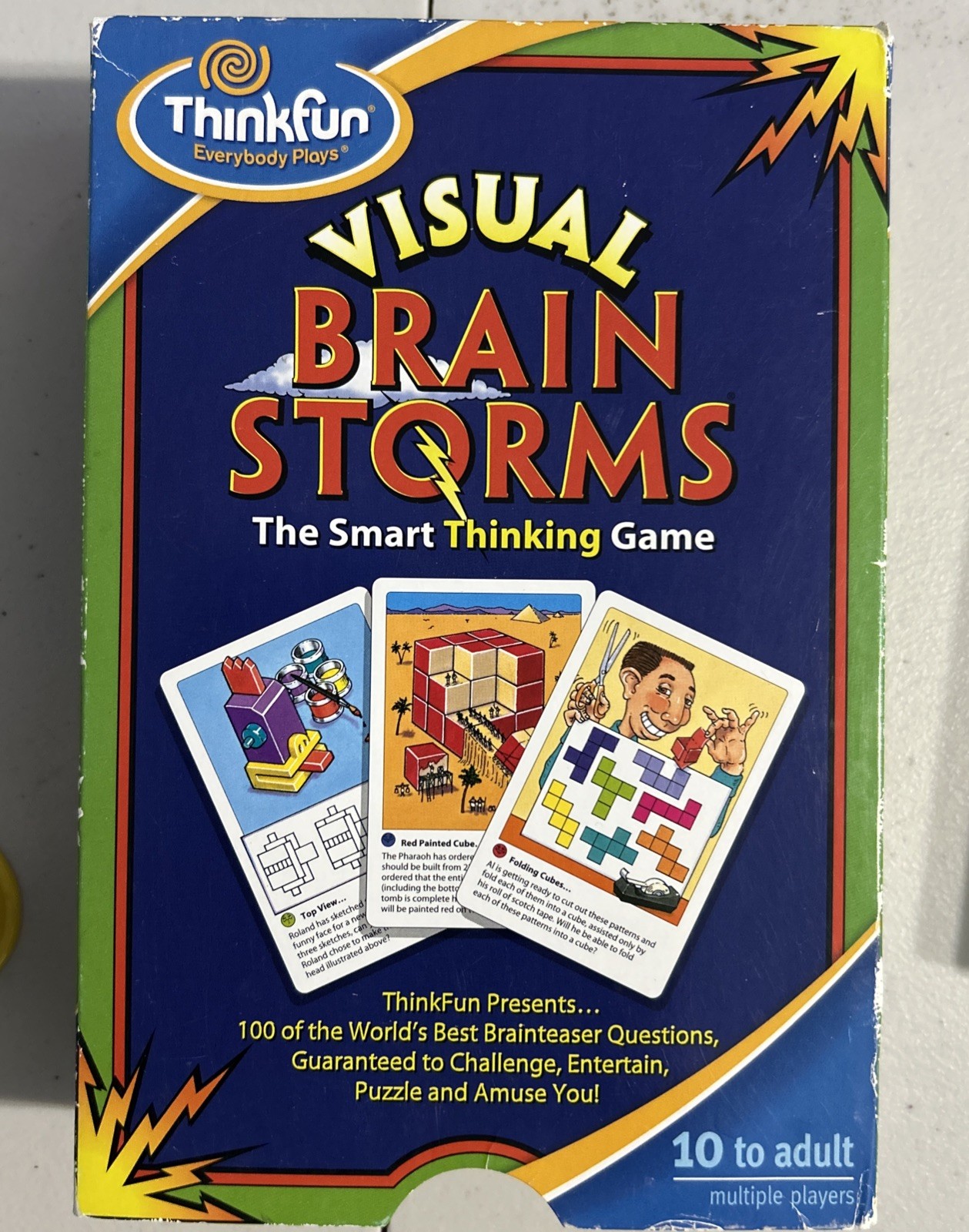Visual Brain Storms – The Smart Thinking Game By Thinkfun Brainteaser Question
